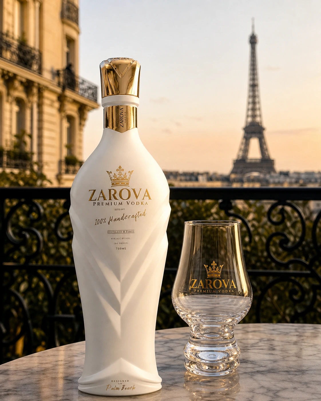 Zarova White, Zarova Vodka, Galería